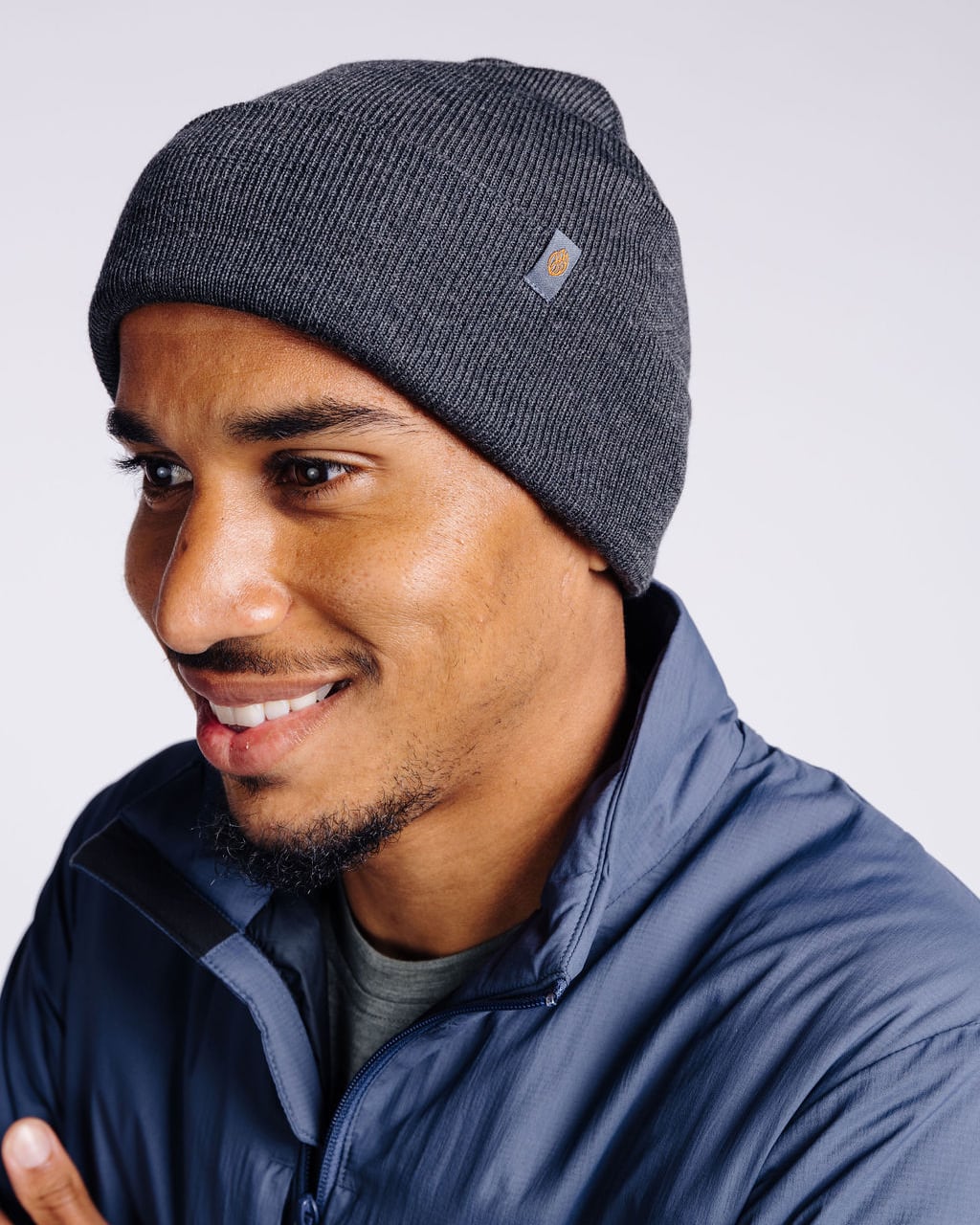 charcoal merino beanie