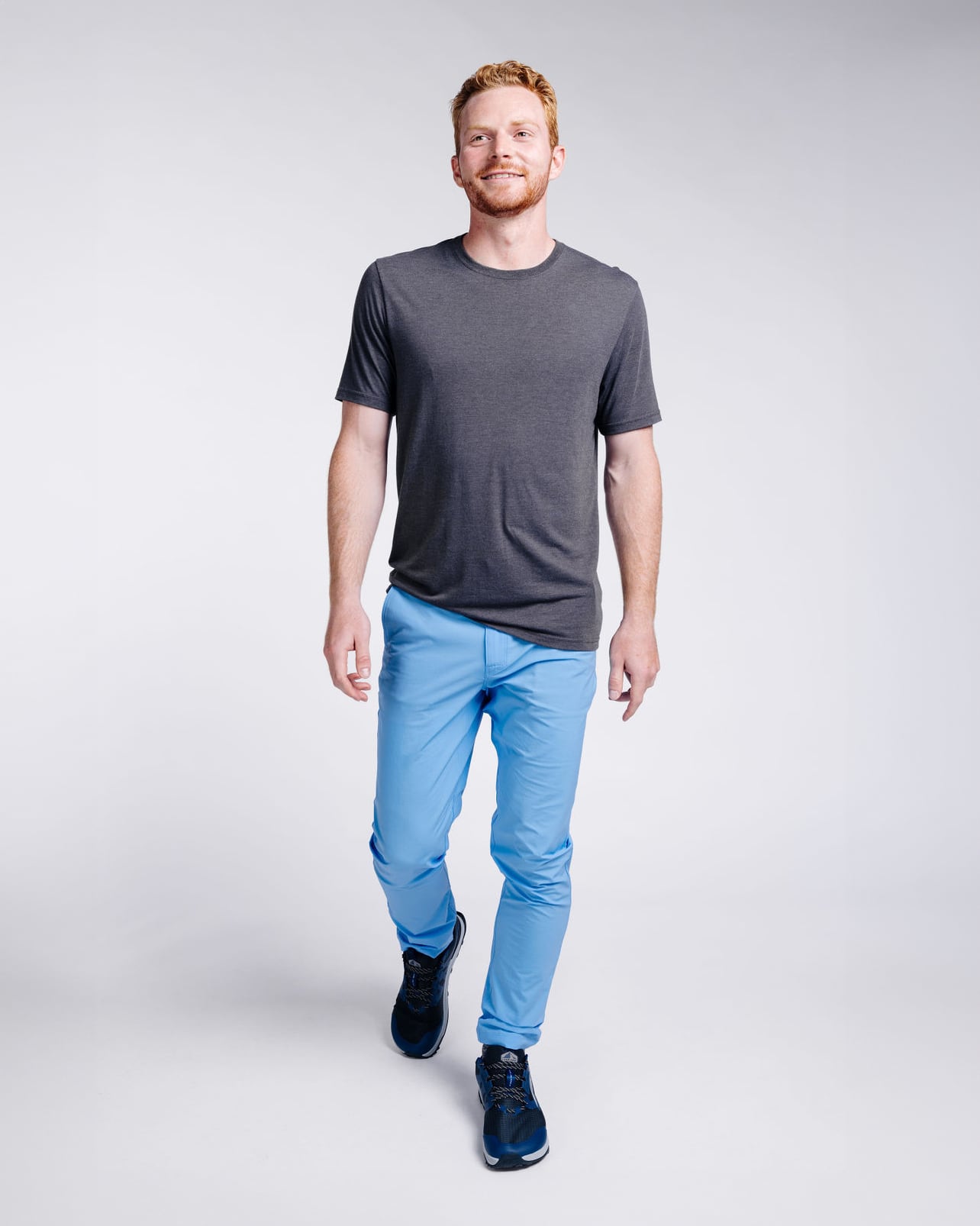 Logan: 6’1, 187 lbs wearing size 32x32.