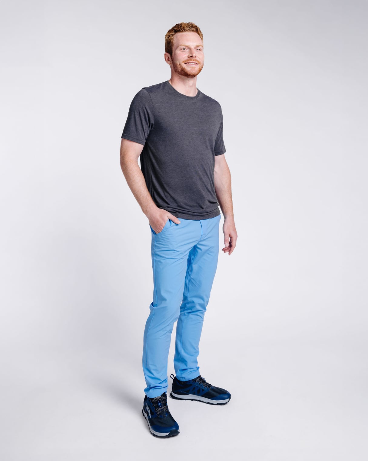 Logan: 6’1, 187 lbs wearing size 32x32.