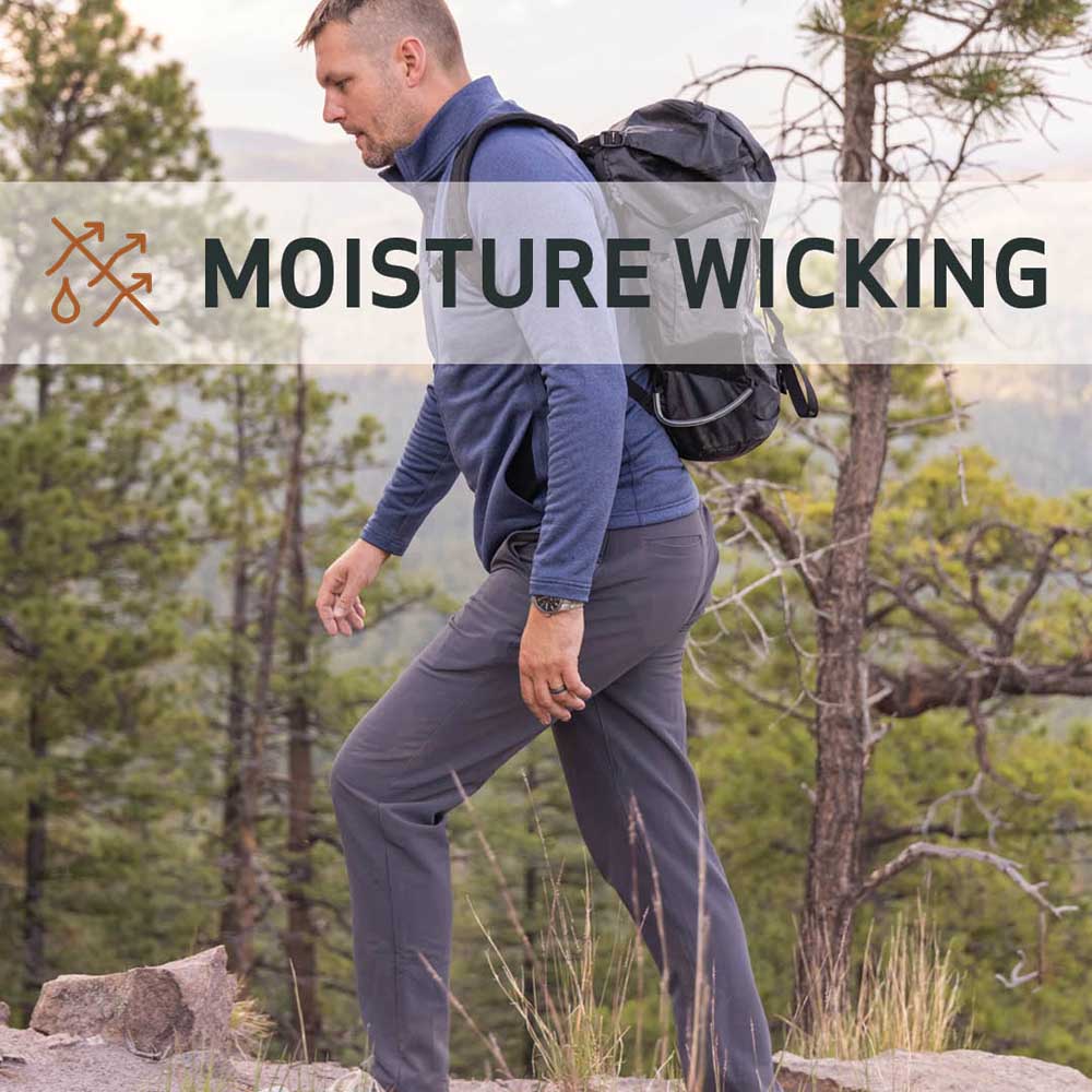 Athleisure Anti-Bacterial & Moisture Wicking Travel Pants